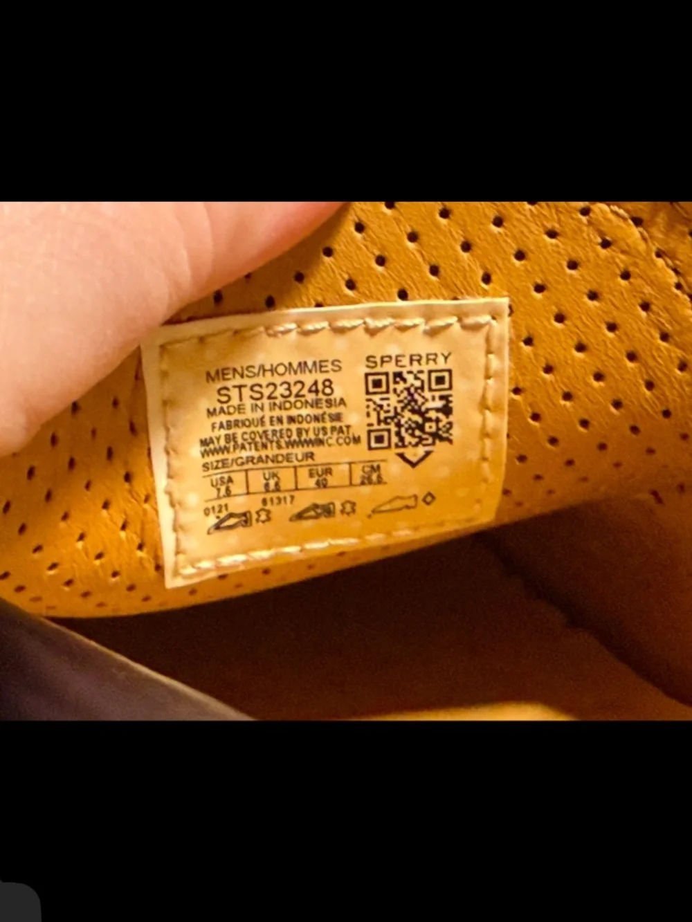 Sperry Gold Cup Meridian Leather Driving Loafers Black Mens 7.5M